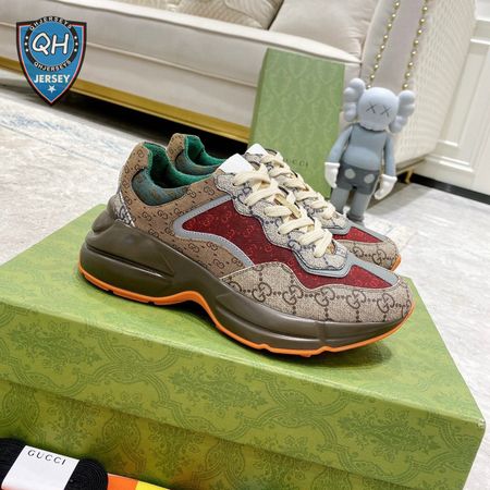 GUCCI RHYTON BRICK RED SNEAKER - GC202