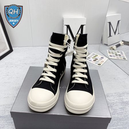RICK OWENS HIGH-TOP BLACK - RO005