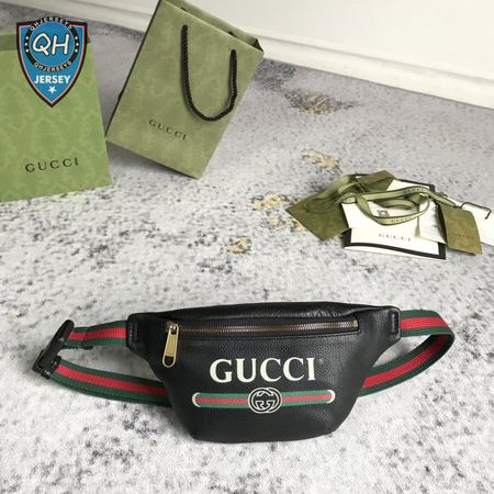 Gucci Print Belt Bag Vintage Logo Small Black