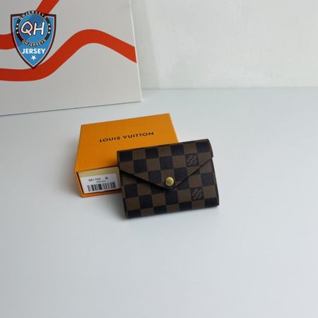 wallet victorine damier ebene rose ballerine