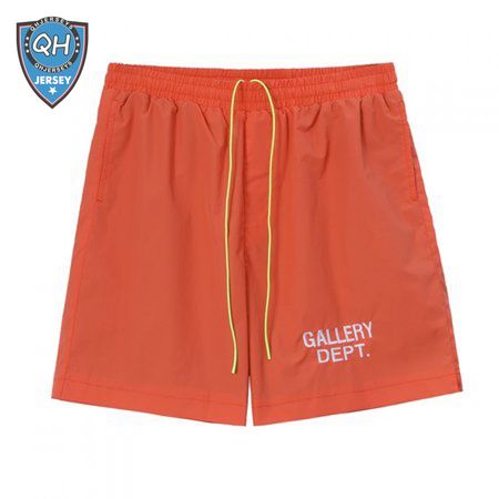 GALLERY DEPT Shorts Letter Design For Men And Women Orange