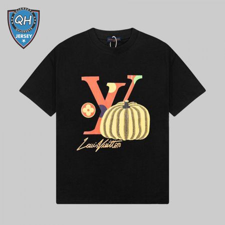 yayoi kusama joint series pumpkin print short-sleeved t-shirt black