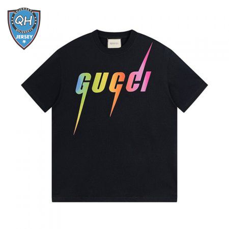 COTTON T-SHIRT WITH GUCCI BLADE PRINT