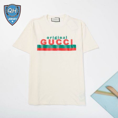 ORIGINAL GUCCI' PRINT OVERSIZE T-SHIRT Beige