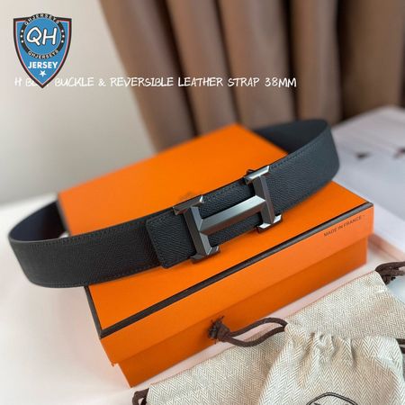 Hermes Constance Touareg Belt Buckle & Reversible Leather Belt 38mm