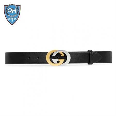 Gucci Leather Belt With Interlocking G Buckle - BPR006