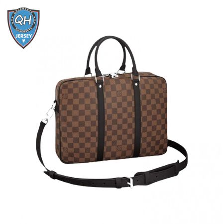 porte-documents voyage pm monogram macassar canvas ldb062