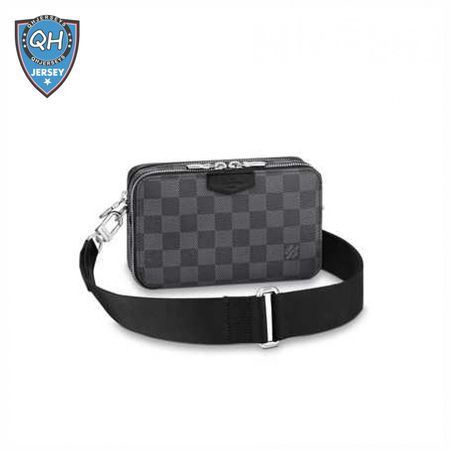 alpha wearable wallet damier graphite canvas - mb03