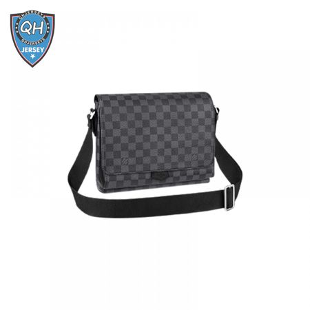 flap messenger damier graphite canvas lmb035
