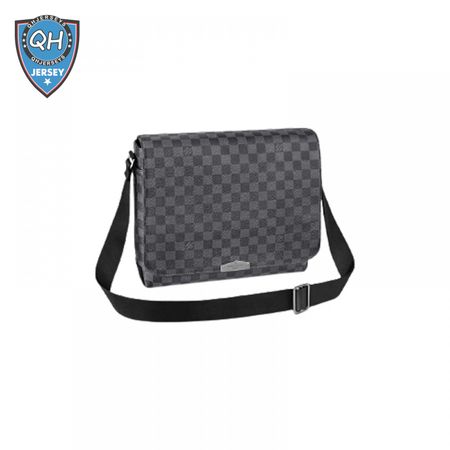 district mm damier graphite canvas lmb029