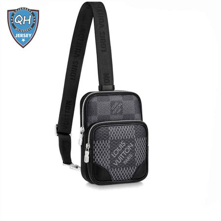 amazone slingbag gray damier graphite 3d coated canvas n50012
