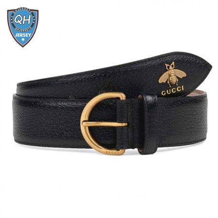 GUCCI BEE PENDANT LEATHER BELT - B48