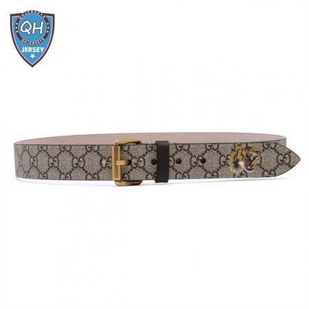 GUCCI TIGER PRINT GG SUPREME BELT - B40