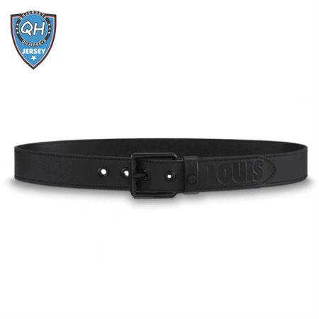 dark infinity leather voyager 35mm belt - b157