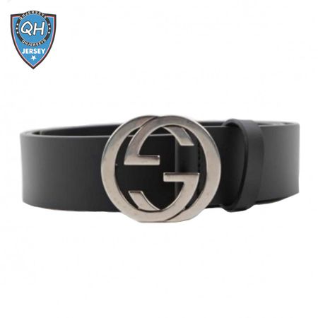 GUCCI INTERLOCKING-G LEATHER BELT - B12