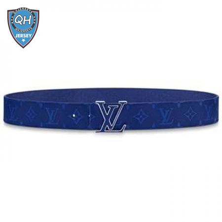 men's initiales 40mm reversible belt blue - b117
