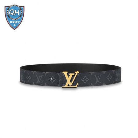 initiales 40mm reversible monogram canvas belt - b112