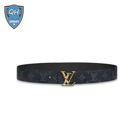 initiales 40mm reversible monogram canvas belt - b102