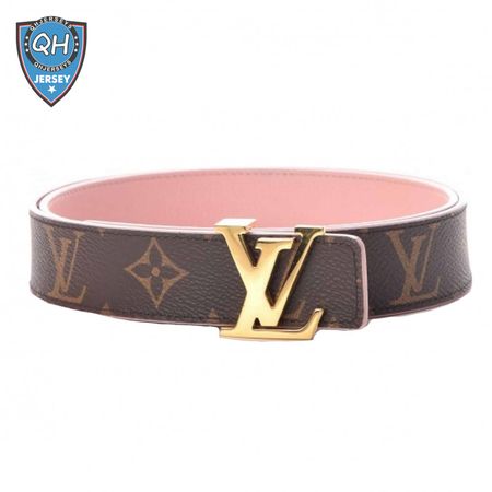 belt initiales reversible monogram rose poudre - b33