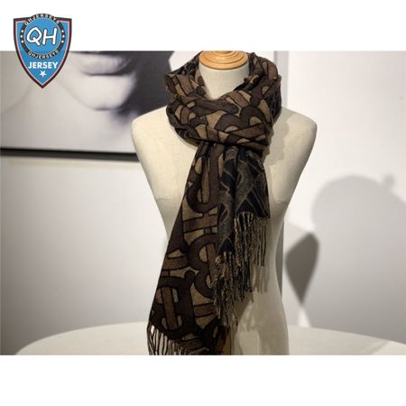 burberry cashmere shawl brown