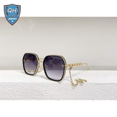 chanel chain square sunglasses