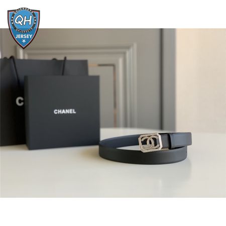 chanel logo classic belt
