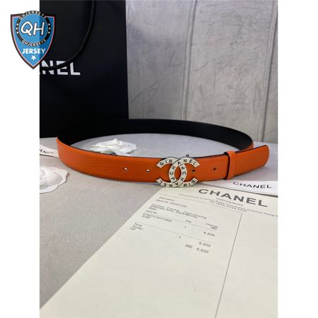 chanel logo classic belt