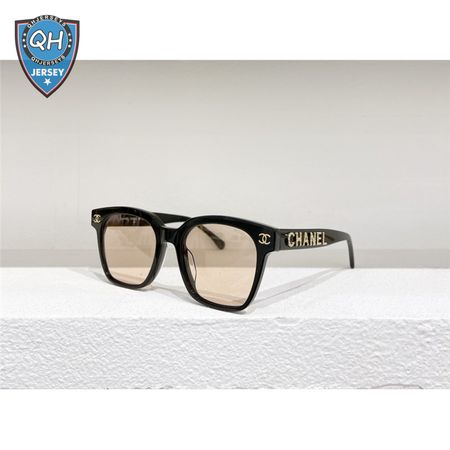 chanel logo sunglasses