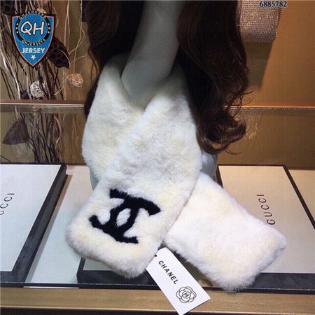 chanel mink fur scarf scarves