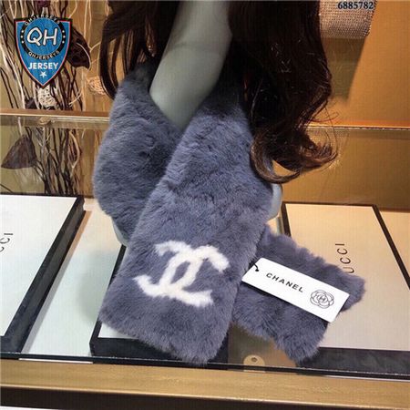 chanel mink fur scarf scarves