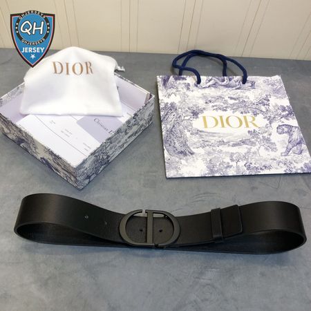 dior black buckle CD belt