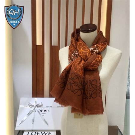 loewe anagram scarf in wool and cashmere