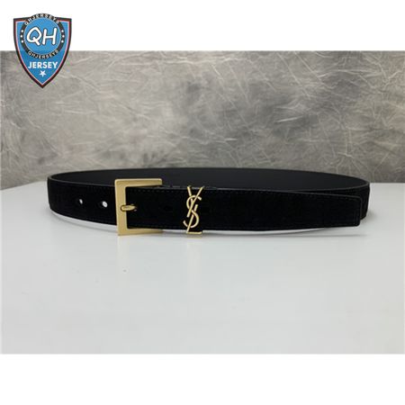 ysl leather belt