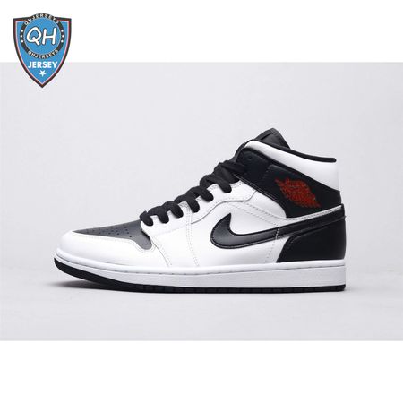 Air Jordan 1 Mid Reverse Black Toe Men's