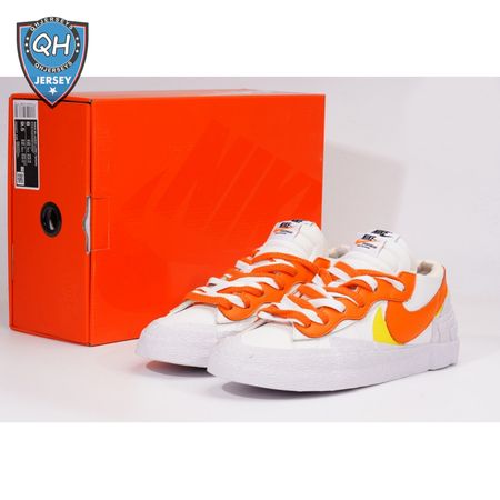 NK x Blazer Low "White Magma Orange" Unisex