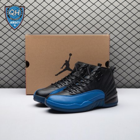 Jordan 12 Retro Black Game Royal 130690-014 Men's