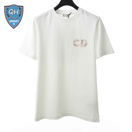 DIOR COUPLE BASKETBALL TIGHT-KNIT T-SHIRT