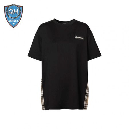 BURBERRY VINTAGE CHECK PANEL T-SHIRT - BBR62