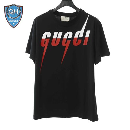 GUCCI PRINT T SHIRT WHITE - RED GC29