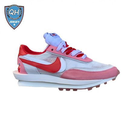 2019 Nike LVD Waffle Daybreak Swoosh Pink Gery White Red BV0073 500 Unisex