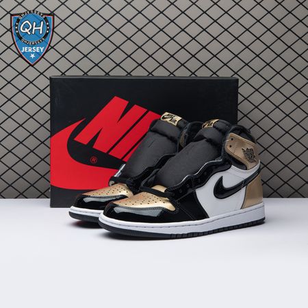Jordan 1 Retro High NRG Patent Gold Toe Men's
