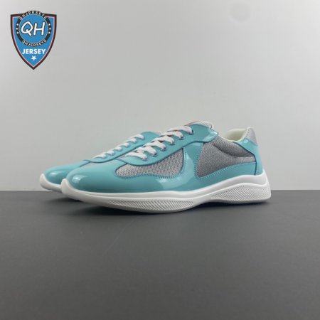 Prada America's Cup Blue Silver Sneakers
