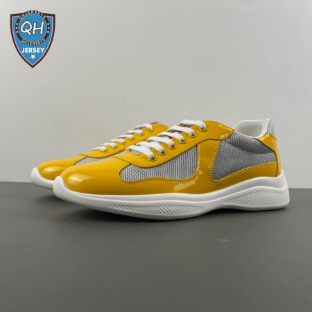 Prada America's Cup Yellow Sneakers