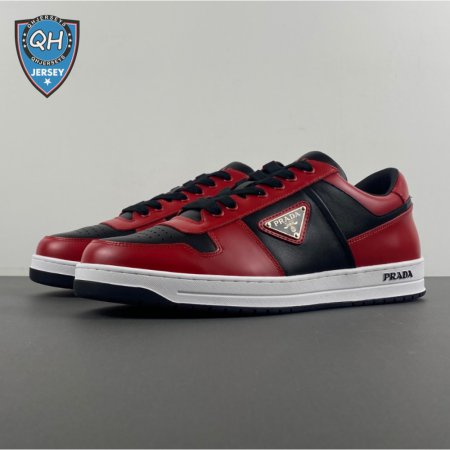 Prada Low Top Sneakers Red Black