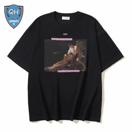 OFF-WHITE Printed Short Sleeve T-Shirt Black