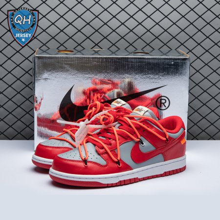 Off-White x Dunk Low 'University Red' Men's