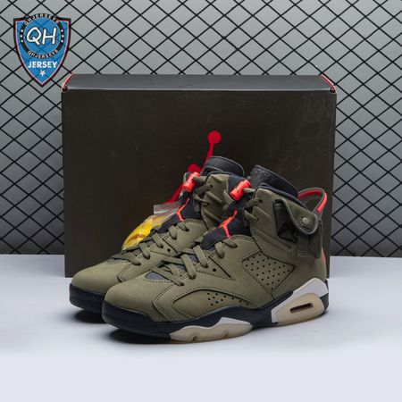 Travis Scott x Air Jordan 6 Retro 'Olive' CN1084 200 Men's
