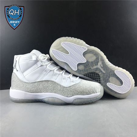 Jordan 11 Retro White Metallic Silver AR0715-100 Unisex