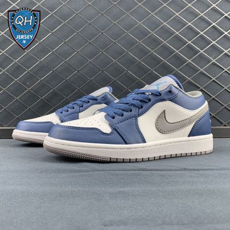 Jordan 1 Low True Blue 553558-412 Unisex