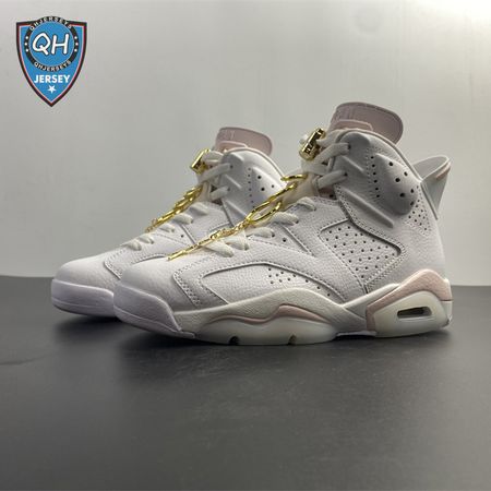 Jordan 6 Retro Gold Hoops DH9696-100 Unisex